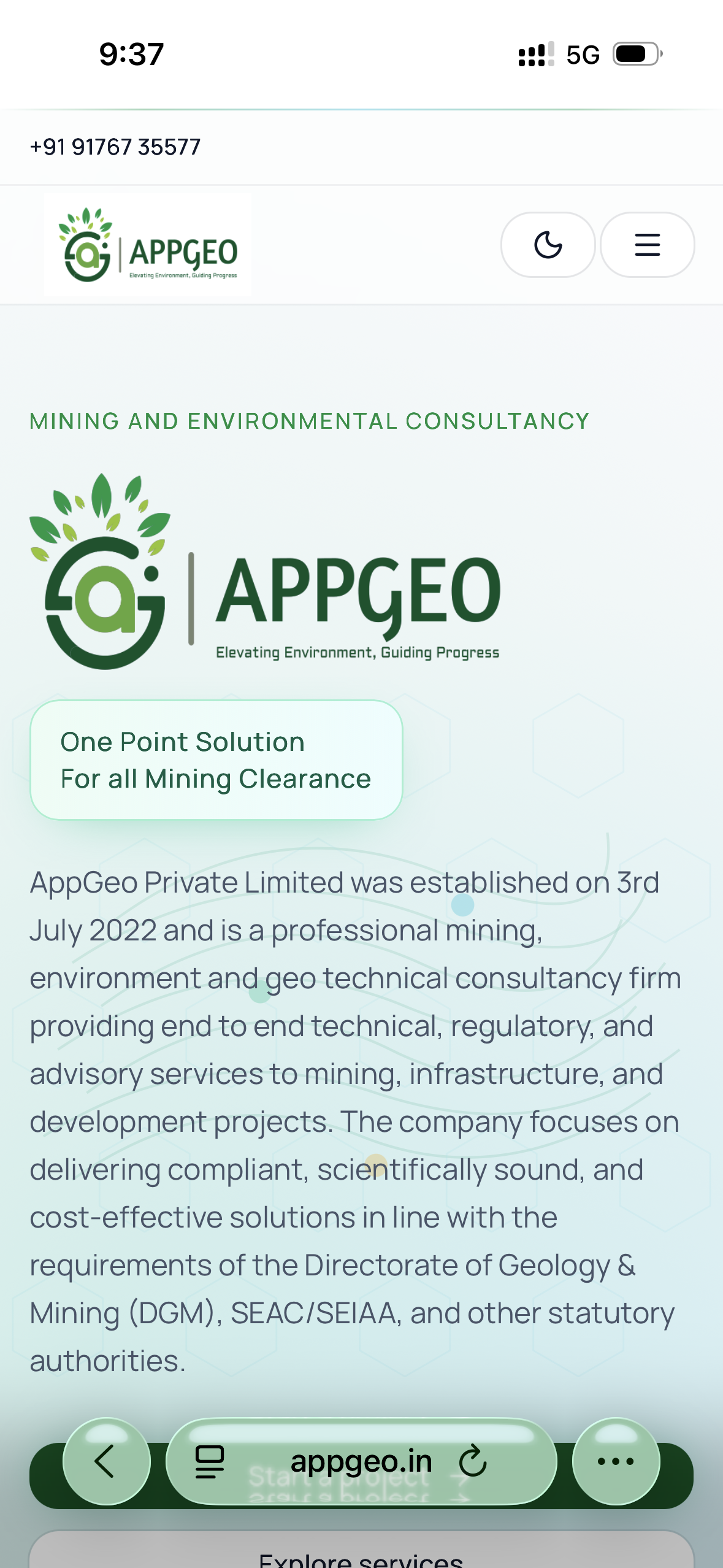 APPGEO — mobile preview