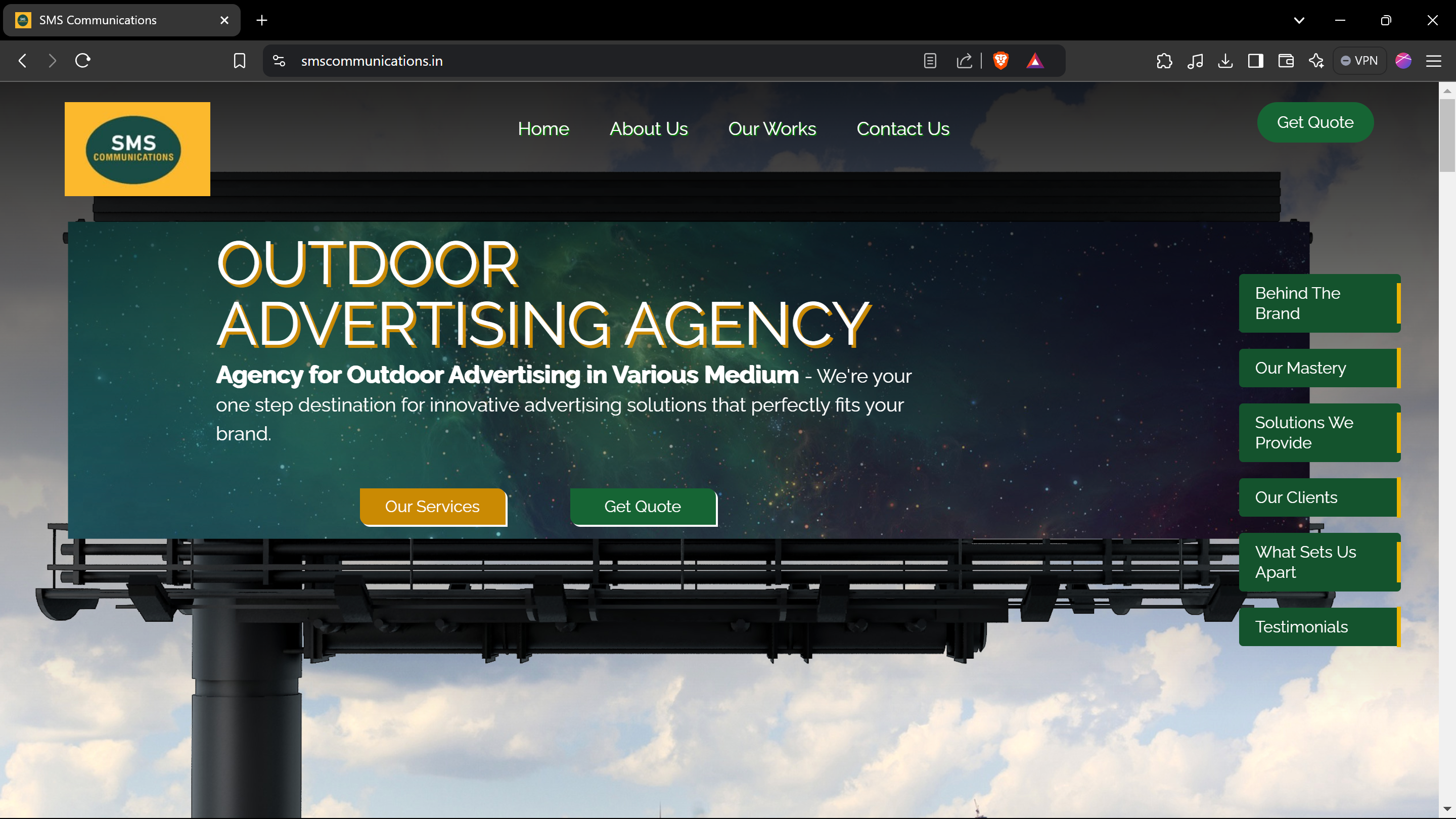 SMS COMMUNICATIONS — desktop preview
